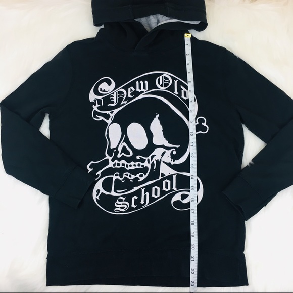 Zara Boys New Old School Graphic Hoodie Size 10 - Picture 5 of 6